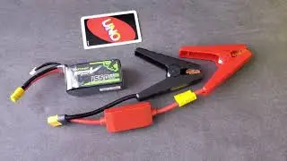 Jump Starting Car With Drone LiPo Battery and $9 Cable