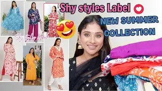 Shystyles label New Co-ord set collection || jumping & dress must try
