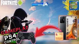 FORTNITE MOBILE | GAMEPLAY con MANDO PS4 🎮| Gráficos ALTOS | XIAOMI 11T PRO