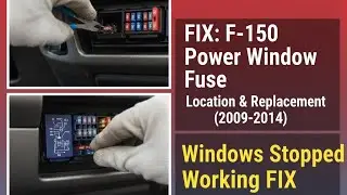 F-150 Power Window Fuse Location & Replacement (2009-2014) | Windows Stopped Working FIX
