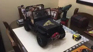 Willys Jeep , RocHobby, sense Ess one + sound system, 1/6