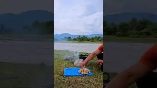 cheese balls #junglecamping #camping#nature #riverside #streetfood #cheese#cheeseballs