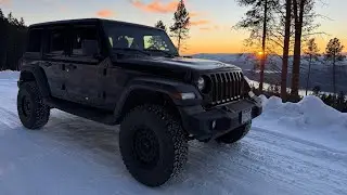 Jeep Snow Off-roading with Jr | His First Time Tackling the Powder!!!