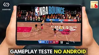 GAMEHUB EMULATOR 5.1.0 GAMEPLAY NBA BOUNCE JOGO DE PC NO ANDROID!!