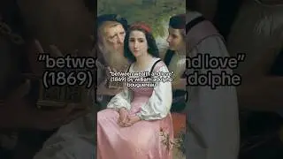 &ldquo;between wealth and love&rdquo; (1869) by william-adolphe bouguereau || #history #art #historycomesalive