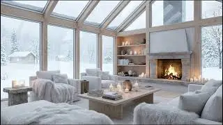 Quiet Winter Snow Ambience for Deep Sleep, Anxiety Relief and Mental Relaxation