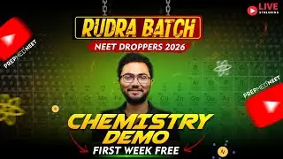 🧪Kickstart Chemistry with IP Sir: FREE NEET 2026 Demo!⚠️ | PrepMed NEET | LIVE🔴