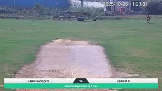Dominators League-S1-Sunday Edition: Game Swingers Vs UpBeat XI-League Match# 10