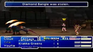 Final Fantasy 7 ~ How to duplicate any item/weapon/armor/accessory