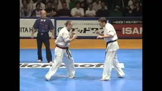 【新極真会】THE 9th WORLD KARATE CHAMPIONSHIP Quarterfinal2 Dimitrov vs. Gudauskas SHINKYOKUSHINKAI