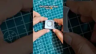 Diy mini storage box | #diy #box #minimalist #craft #shortsyoutube  #feedshorts