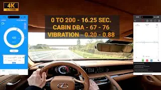 2017-2024 Lexus LC500 - Launch (0-200 km/h), Exhaust, Cabin Noise (dBA) & Vibrations