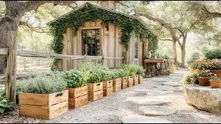 Rustic Farmhouse Garden Inspired by Simple Country Living