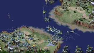 Naval Battle: France VS 7 Brutal AI - Red Alert 2: Yuri's Revenge