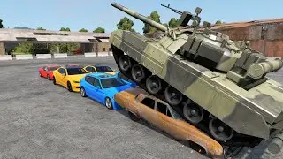 Tank vs Cars &mdash; BeamNG Drive