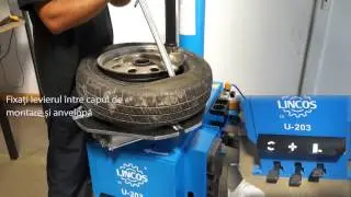 Lincos&reg;  U-203  Montarea și demontarea anvelopei pe jeantă