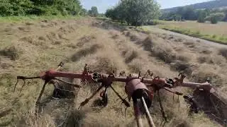 Heu Wenden mit Normag NG16 und Fahr Kreiselheuer KH 4