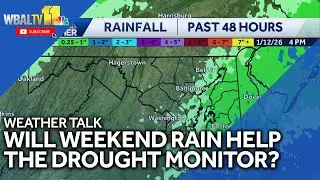 Weather Talk: How much did rain improve the drought monitor?