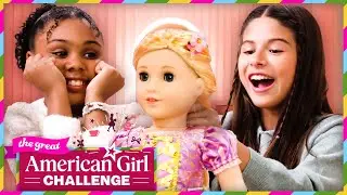 Learning to Style Iconic Disney Princess Hair 🌟 I The Great American Girl Challenge I S1 E14
