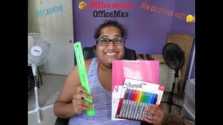 VLOG # 9 | OFFICE DEPOT HAUL & DIY CALENDAR