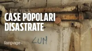 Casal Bruciato, case popolari fatiscenti e al gelo: 