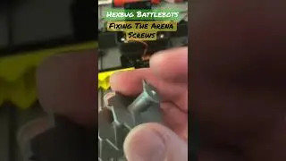 Fixing The Arena Screws .. Hexbug Battlebots  #hexbugbattlebots #hexbugvideos #battlebots