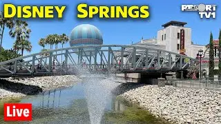 🔴Live: A Relaxing Afternoon at Disney Springs - Walt Disney World Live Stream - 9-14-25