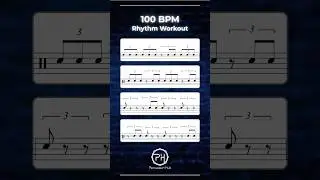 Rhythmic Endurance Workout! Triplet/16th Note Sight Reading at 100 BPM