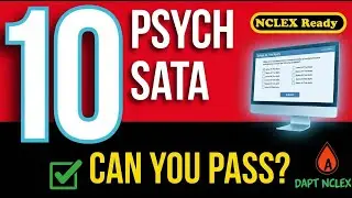 NCLEX Psych SATA Practice Test | 10 Must Know Questions with Rationales