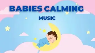 Baby Calming Music with Floating Clouds | Relaxing Soothing Sounds for Sleep
