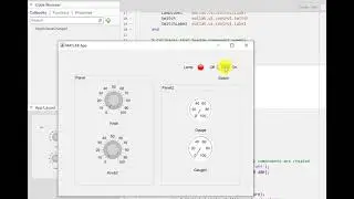 Как программировать датчик и переключатель в Matlab | Компоненты измерительных приборов | Matlab App Designer