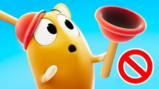 Plunger Problems! 🤣🪠Talking Tom & Friends | Animated Cartoons