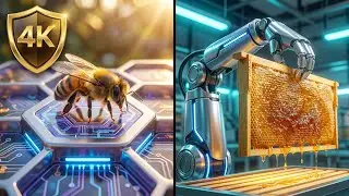 The Future of Beekeeping: Inside a Fully Automated Smart Honey Factory (4K)