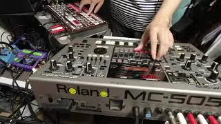Roland MC-505 & KORG Electribe ER-1 mk2 (acid techno / synth jam 2025 #7)