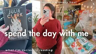 realistic day in my 30s | reading, working, grocery haul and more! 