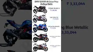 Bmw g310rr all colour and price#hybridrider #bmws1000rr #bmwgs1300 #bmwg310rr #sportsbike #zx10r #h2