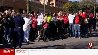 Honor Walk Held For Edmond Santa Fe High School Student's Organ Donation