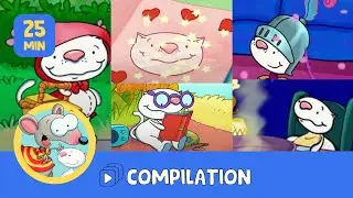 Les meilleurs moments de Binou 🐱😍 I Toupie et Binou I Compilation 22min