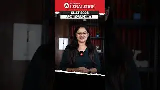 CLAT 2026 : Admit Card Out! #clat #admitcard #clat2026 #legaledge