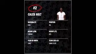 #2 Caleb Holt - Adidas Eurocamp 2025 Highlights