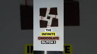The INFINITE Chocolate Glitch 2 #magic #chocolate #science
