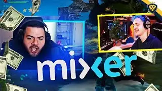 NINJA JOKES ABOUT SPENDING ALL HIS MIXER MONEY?! (Fortnite: Battle Royale)