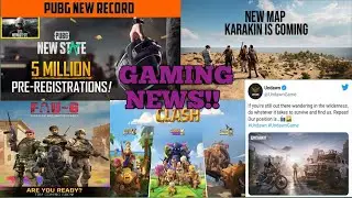 TOP 5 GAMING NEWS || PUBG NEW STATE, COC 2, FAUG TDM||