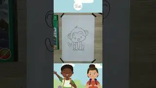 How To Draw Monkey Easy With A Marker