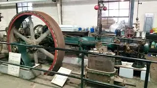 Stationary steam engines running