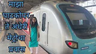 Mumbai metro line 1 ( Blue line ) #mumbaimetro
