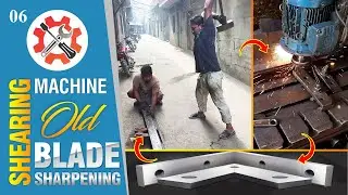How to Rebuild Shearing Machine's Blade | Shearing Machine Blade Sharpening