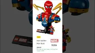 Iron Spider-man Bust Lego 76326 Preorder #lego #marvel #spiderman