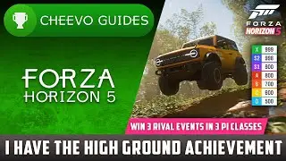Forza Horizon 5 &mdash; I Have The High Ground | Руководство по достижению (Выиграйте 3 гонки сопернико...