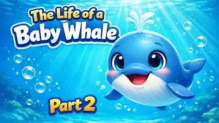The Life of a Baby Whale 🐳 Part 2 #forkids #forlearning #learningforkids #learning #animals #nature 